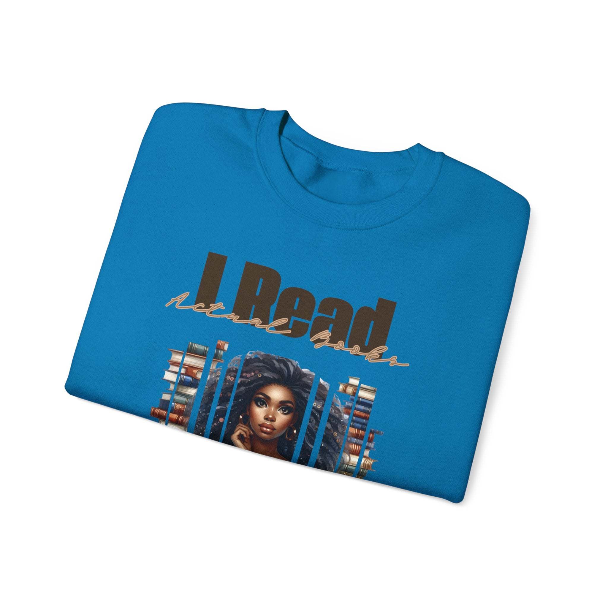 read actual books Unisex Heavy Blend™ Crewneck Sweatshirt